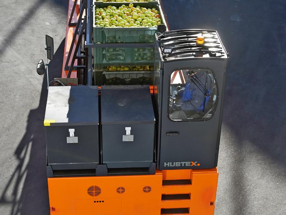 Materialfluss: Innenlader verbessert Apfelkistentransport