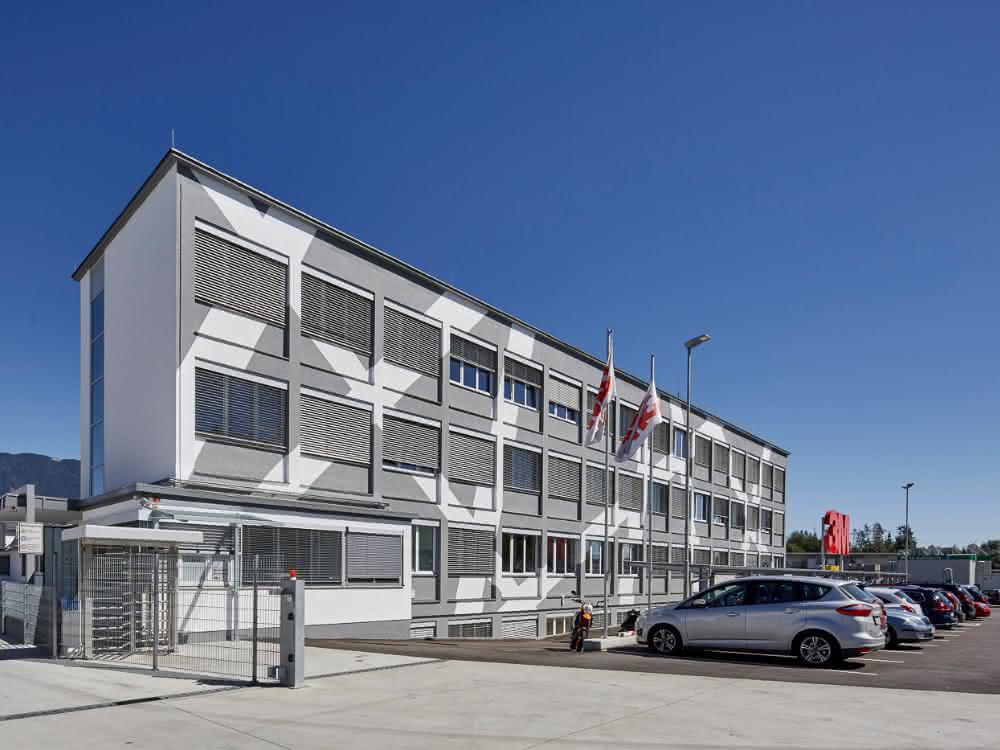 3M abrasives plant in Villach. New building at the 3M abrasives plant in Villach.