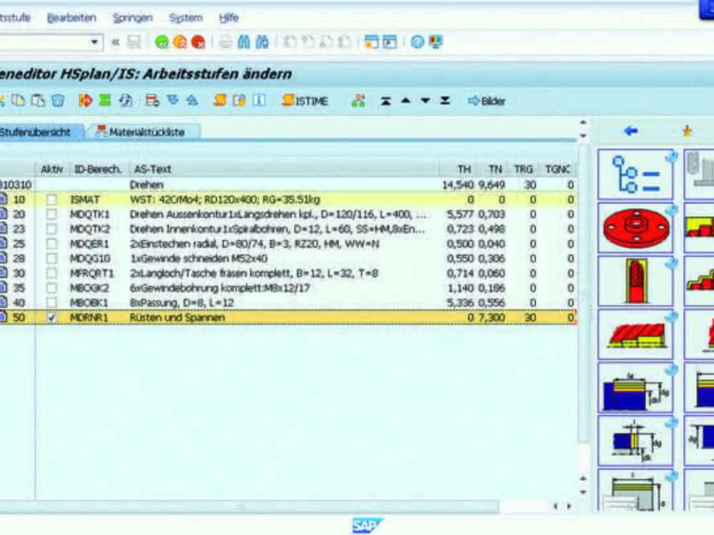 Planned time determination of HSi