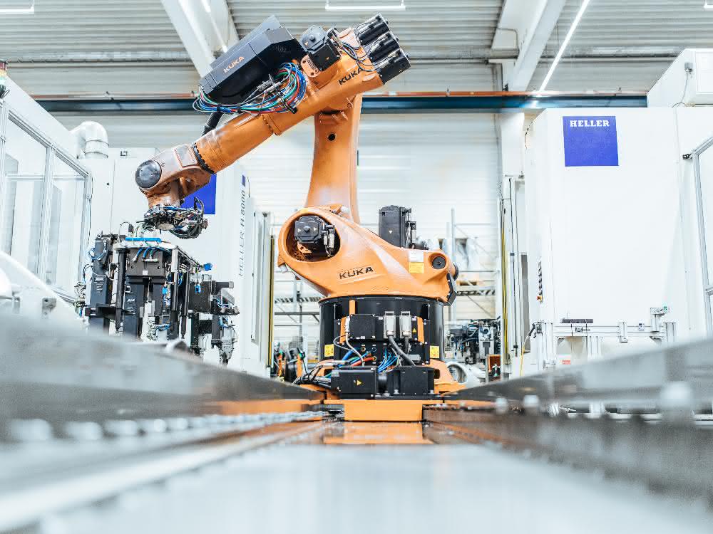 Kuka's robot production