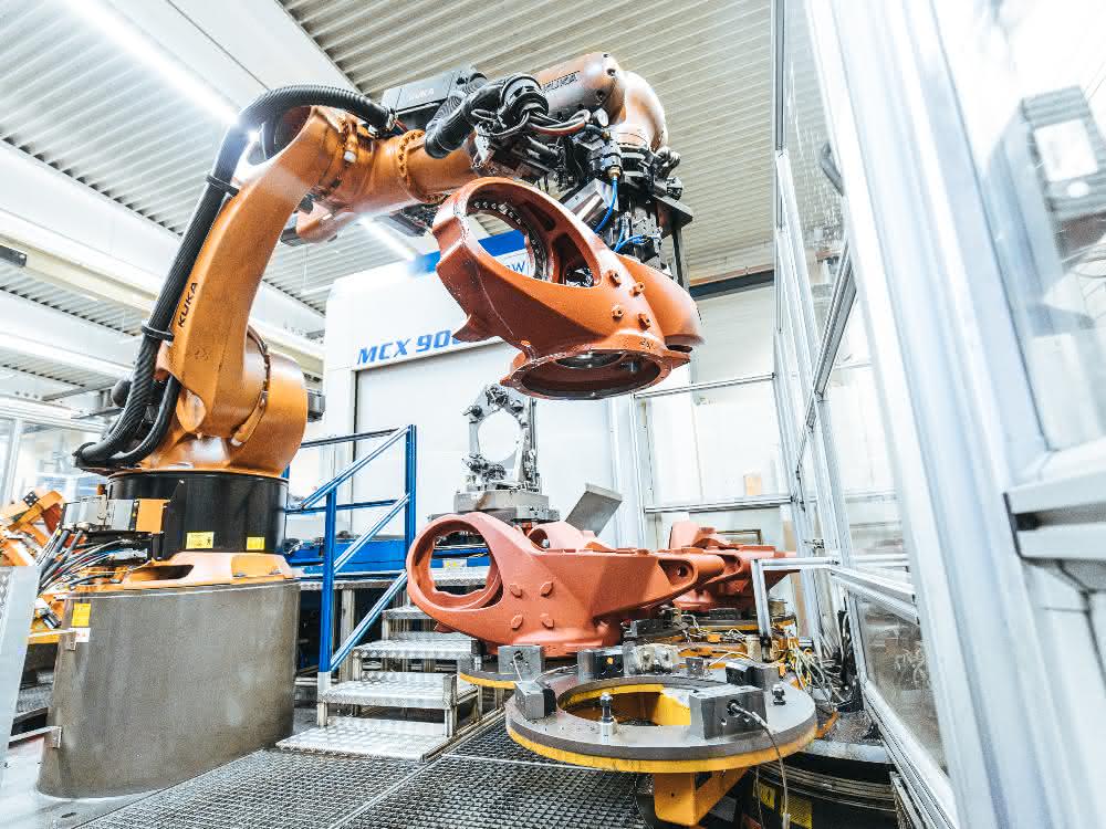Kuka's robot production