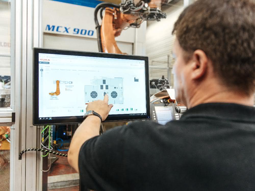 Kuka's robot production