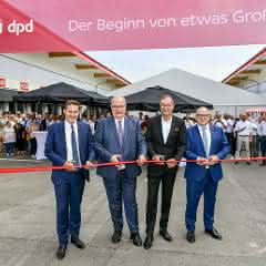 DPD's largest parcel sorting center in Germany goes into operation