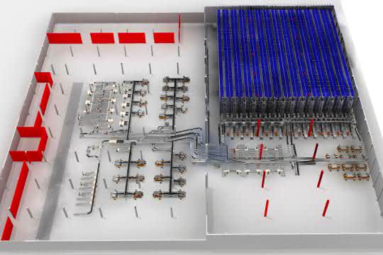 Automatisiertes Logistikzentrum: Multishuttles für’s Hartmetall