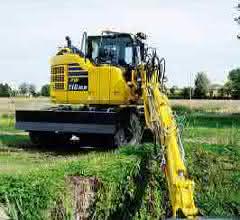 Komatsu zeigt Minibagger, der auch im Abbruch hilft
