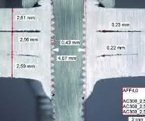 Three-layer sheet metal connection
