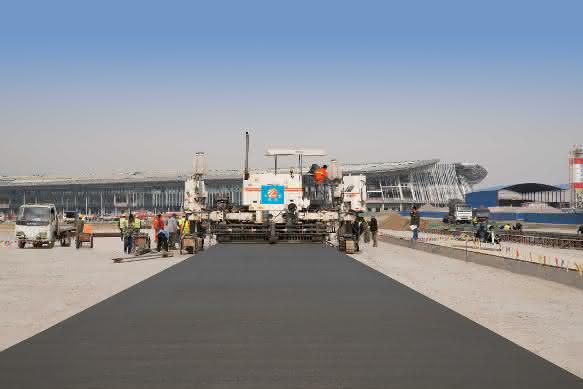 Wirtgen baut am Beijing New International Airport