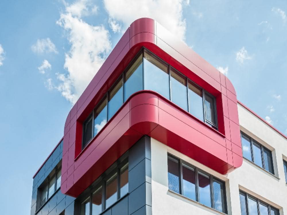 Neues Verwaltungsgebäude von Asecos. Neues Verwaltungsgebäude von Asecos.