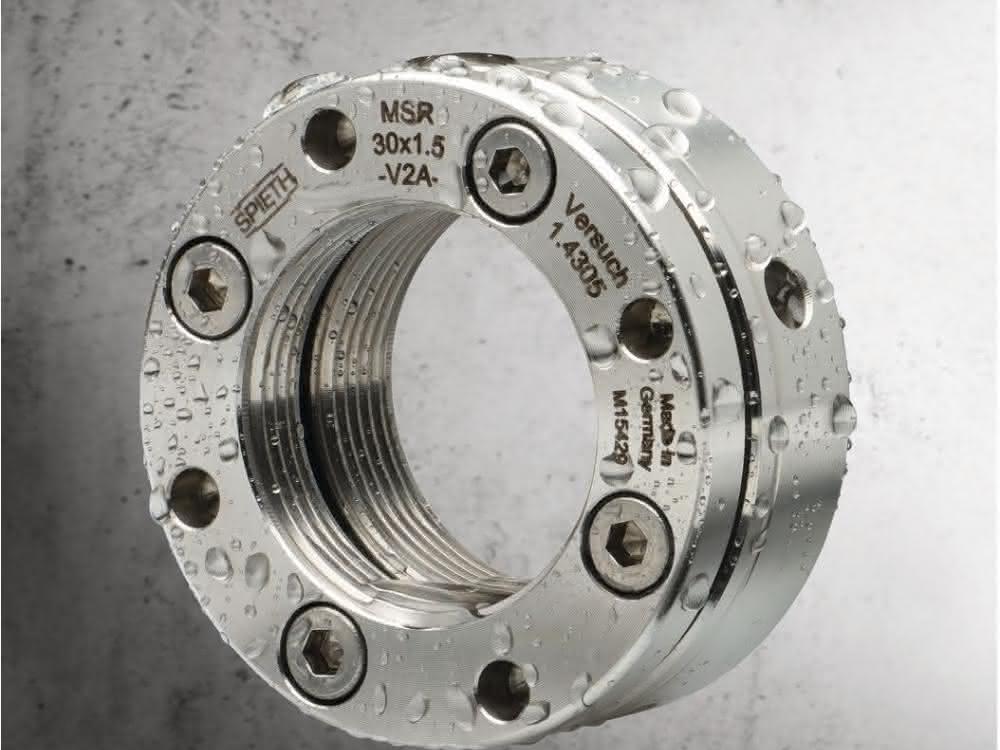 No base metal corrosion in the salt spray test after 1,000 hours Adjusting nut