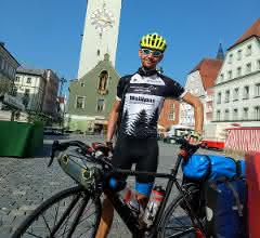 Im September 2019 reiste Sebastian Jäckle von Freiburg klimaneutral mit dem Fahrrad zu einer Konferenz nach Wroclaw/Polen.