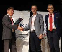Klaus Griesar (Science Relations, Merck), David Alsteens (Heinrich-Emanuel-Merck-Preis für Analytik 2019), Renato Zenobi (Chairman of the Jury, ETH Zurich)