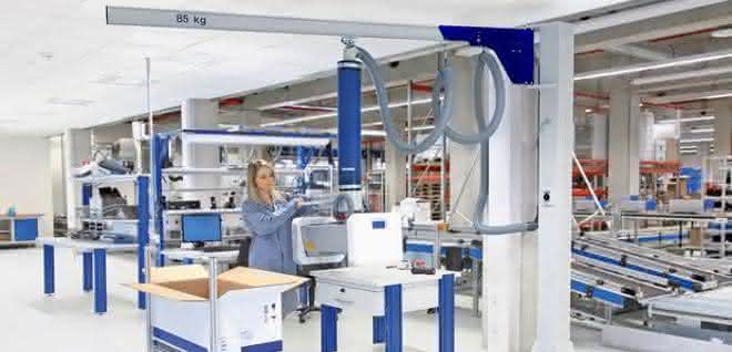Aluminum cantilever from Schmalz