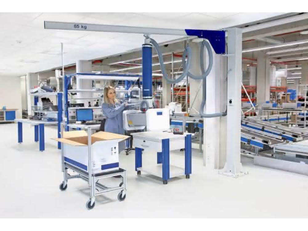 Aluminum cantilever from Schmalz