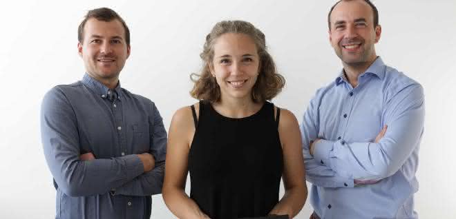 Christian Witz (r.) mit seiner Kollegin Laura Schneider und seinem Kollegen Philipp Eibl vom Institut für Prozess- und Partikeltechnik Christian Witz (r.) mit seiner Kollegin Laura Schneider und seinem Kollegen Philipp Eibl vom Institut für Prozess- und Partikeltechnik