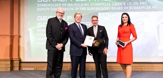 Schaeffler: Ehrenpreis an Familiengesellschafter
