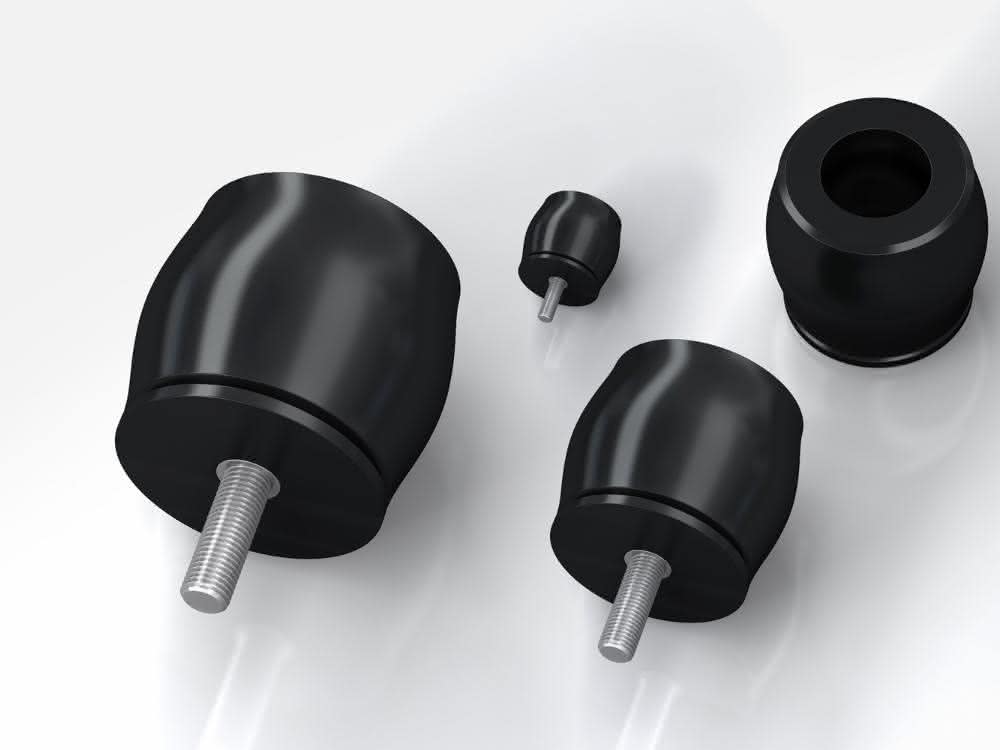 Shock absorber: Versatile use: dampers in linear modules