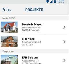 Mitarbeiter können über die App Informationen in Echtzeit teilen