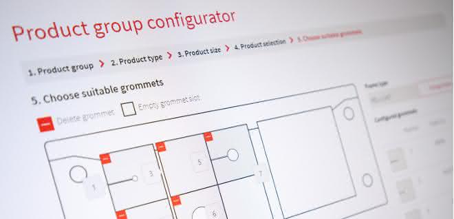 Online configurator: Cable ducts configured to customer specifications