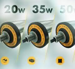 Roller drive with 20, 35 or 50 watts Roller drive with 20, 35 or 50 watts