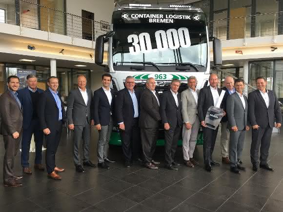 30,000th MAN truck delivered by Tiemann Group