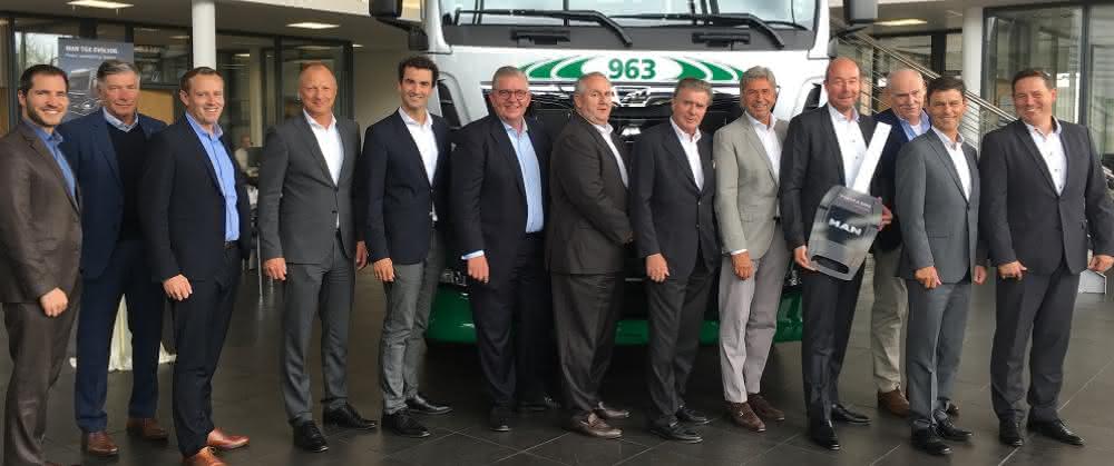 30.000. MAN-Lkw von Tiemann Gruppe ausgeliefert