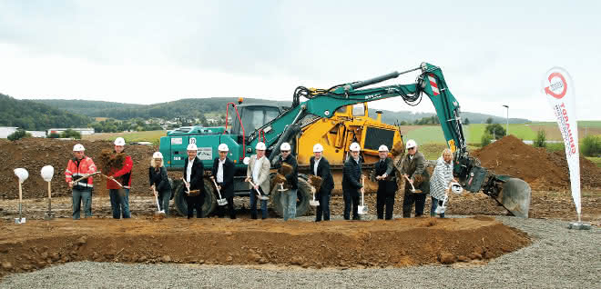 Groundbreaking ceremony: New plant: Gebhardt builds in Dühren