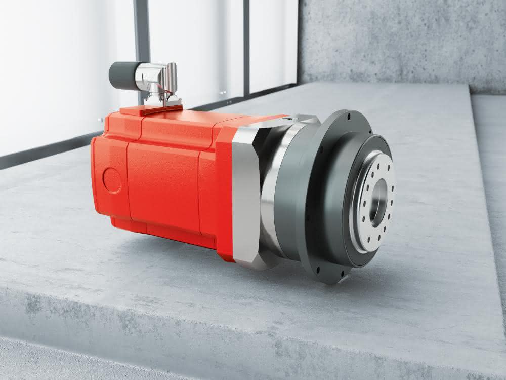 Combination of servo motor CM3C and servo planetary gearbox PxG Combination