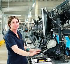 Workstation at goods receiving