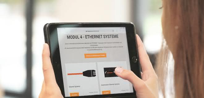 Further training: Lapp: E-learning for employees and customers