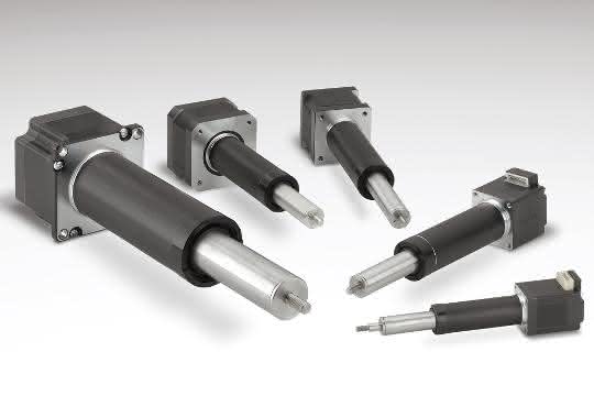 Schrittmotor-Linearaktuatoren: Hybrid mit eingebauter Verdrehschutzführung