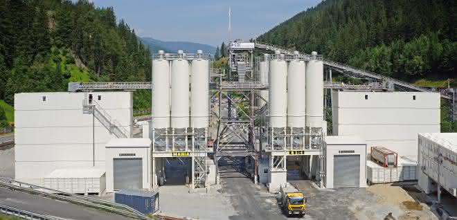 Liebherr-Mischanlagen meistern Betonproduktion am Brenner Basistunnel