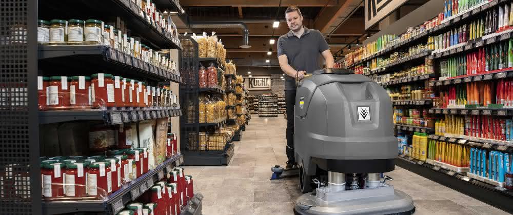New scrubber dryer with aluminum head New scrubber dryer with aluminum head