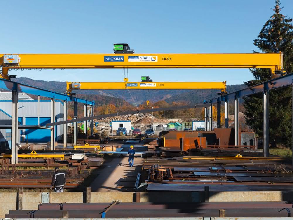 From materialfluss 8-9/2019: Lots of steel in motion