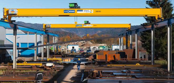 From materialfluss 8-9/2019: Lots of steel in motion