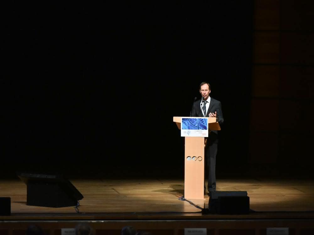 GBN-Koordinator Prof. Dr. Michael Hummel stellte den Sample-Locator am ersten Tag der „Europe Biobank Week 2019“ vor. GBN-Koordinator Prof. Dr. Michael Hummel stellte den Sample-Locator am ersten Tag der „Europe Biobank Week 2019“ vor.