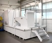 Cable drag belt filter rotary machine