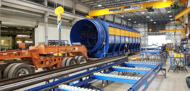 Steel drum wire rope hoists