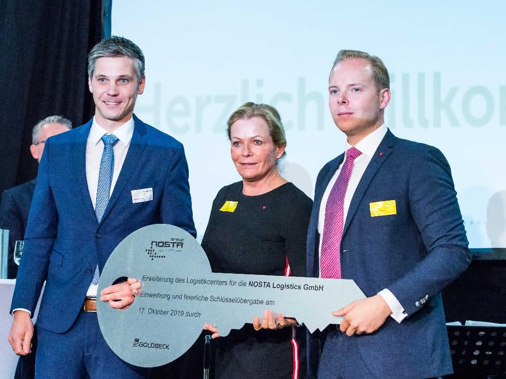Goldbeck Nord übergibt zwei Multi-User-Warehouses an Nosta