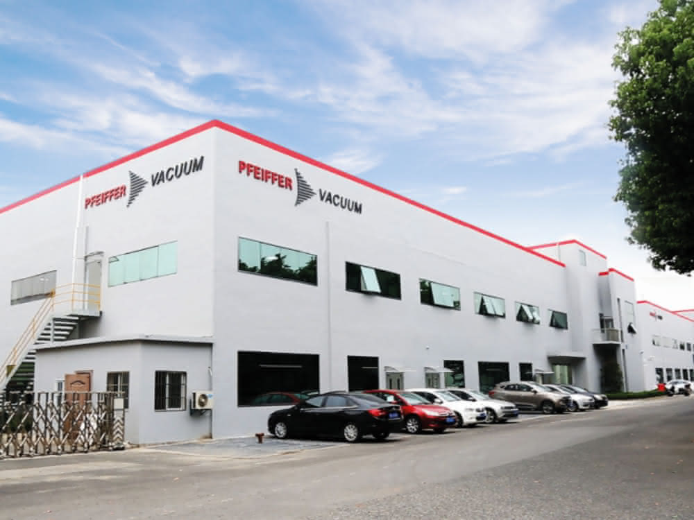 Das neue Werk von Pfeiffer Vacuum in Wuxi, China.