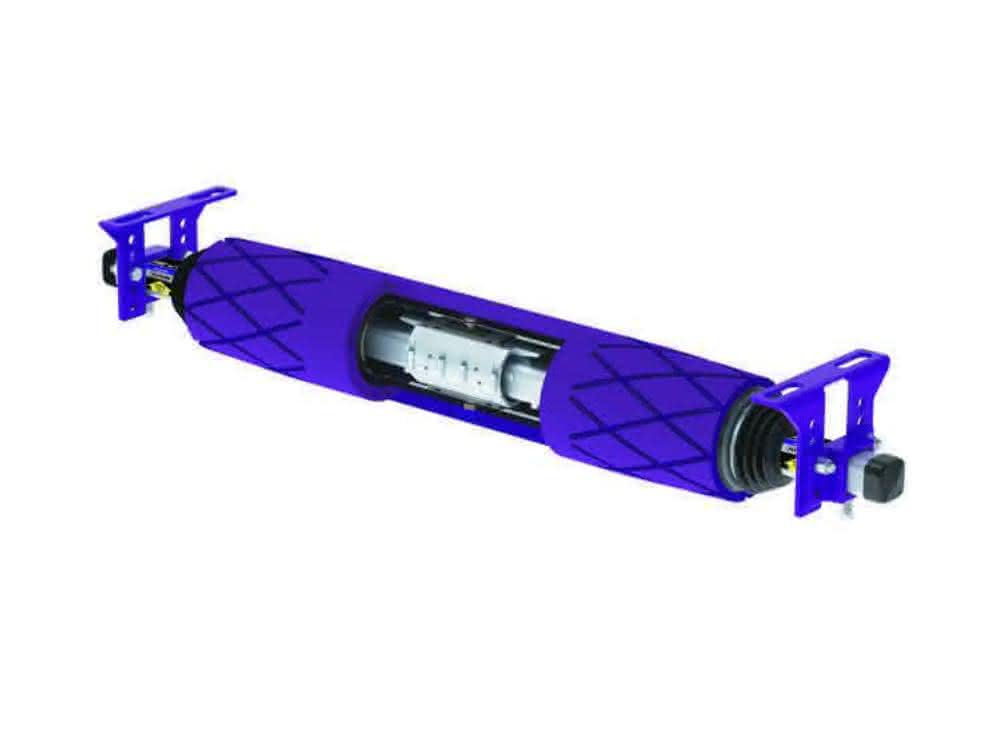 Roller for the belt guide