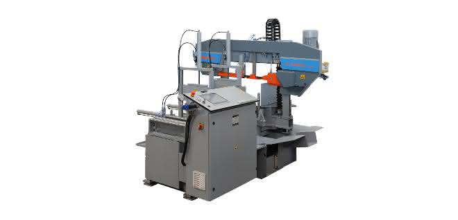 Double miter machines: Can be linked to warehouse and logistics Double miter machines: Can be linked to warehouse and logistics