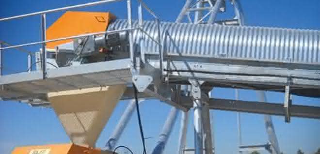Continuous conveyors with belt conveyors Continuous conveyors with belt conveyors