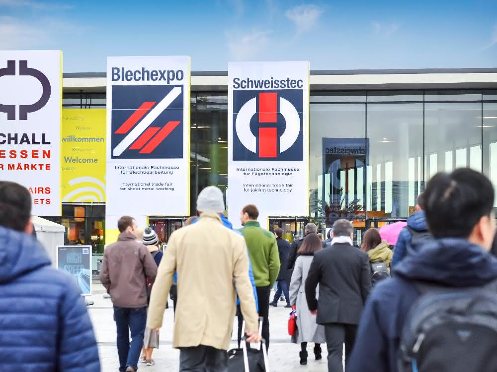 Trade fair entrance