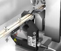 Laser angled light barrier