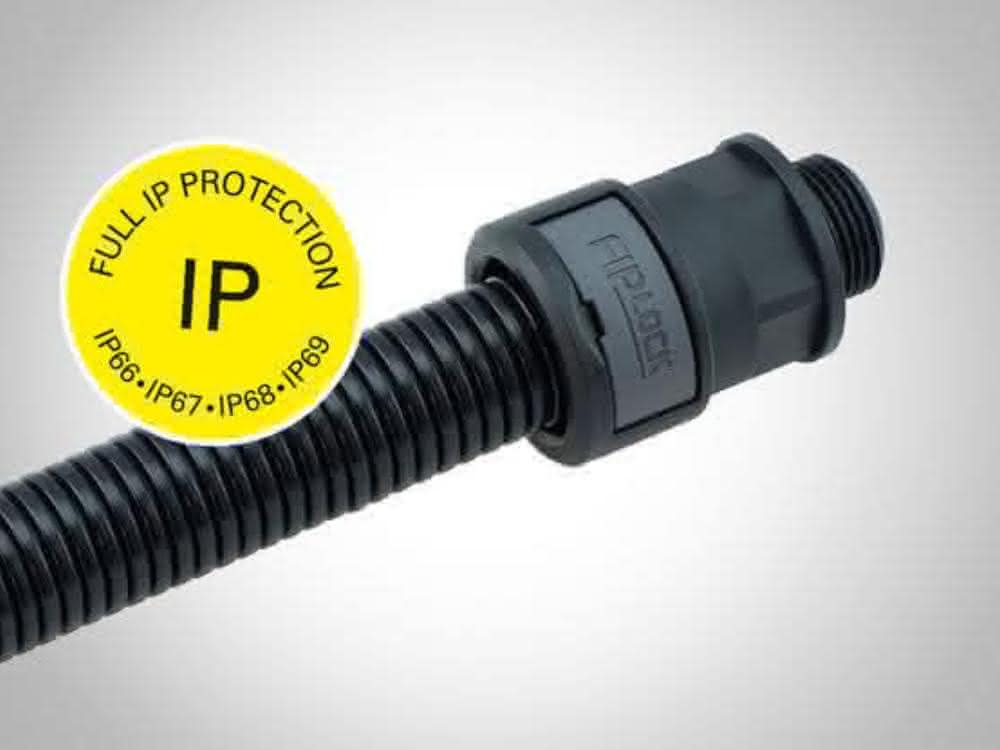 Corrugated pipe connection