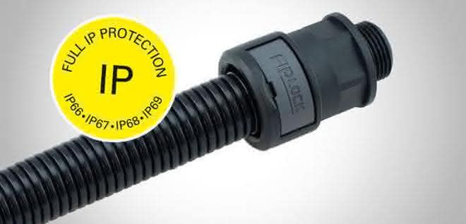 Corrugated pipe connection