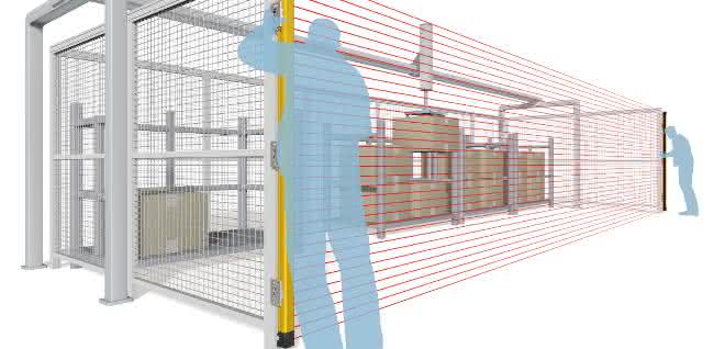 Omron_safety_light_grid_installation