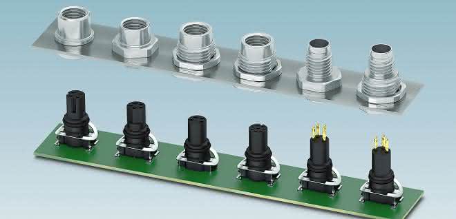 Circular connector: Connectors for Ethernet and Profinet