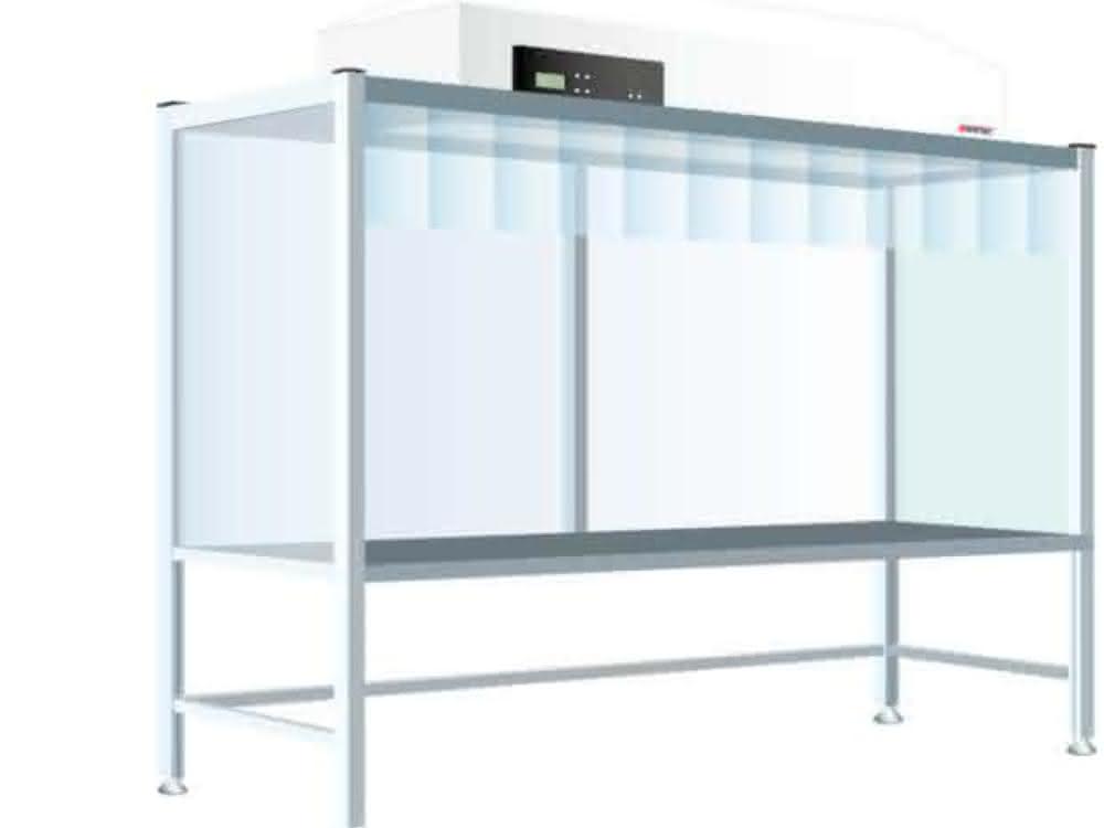 Clean room workbench: Cleanly manufactured