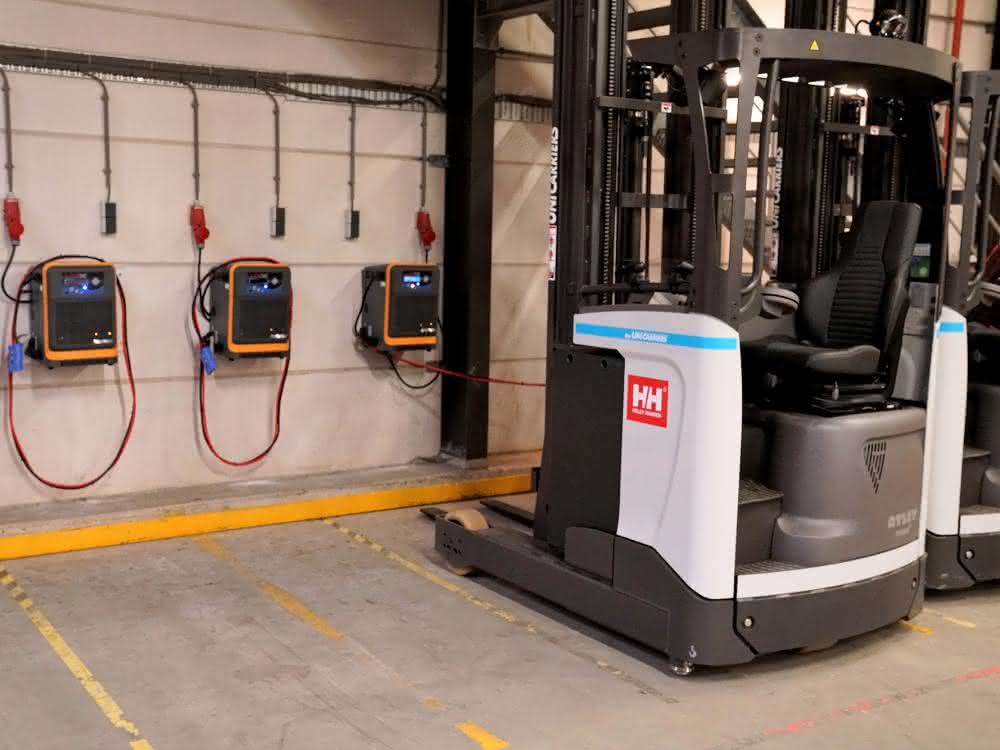 UniCarriers_Helly_Hansen_Battery_Management New fleet: Helly Hansen grows with Unicarriers